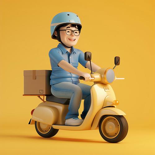 外卖员递送素材-外卖员递送图片